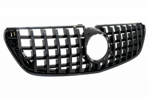 Grila Centrala compatibil cu Mercedes V-Class W447 2014-2019 GT R Panamericana Design Negru - Img 2