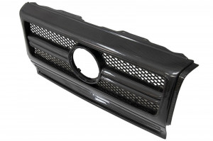 Grila Centrala compatibil cu MERCEDES W463 G-Class 1990-2014 G65 Design Carbon Real Edition - Img 4