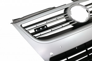 Grila centrala compatibil cu VW Passat 3C 2007-2010 Aluminiu Look - Img 3