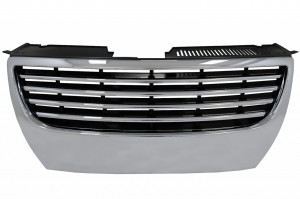 Grila Centrala fara Semna compatibil cu VW Passat B6 3C 2005-2010 Crom
