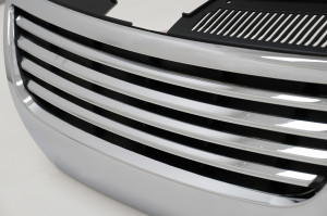 Grila Centrala fara Semna compatibil cu VW Passat B6 3C 2005-2010 Crom - Img 4