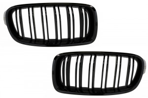 Grile Centrale compatibil cu BMW Seria 3 F30 2011-2018 Piano Black M Design