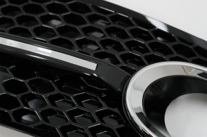 Grile Laterale compatibil cu Audi Q5 SUV 8R 2008-2011 RS Design Negru Lucios&Chrome - Img 4