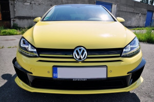 Kit Exterior Complet compatibil cu VW Golf VII 7 2012-2017 R400 Look cu Sistem de evacuare complet - Img 3