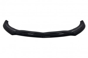 Lip Bara Fata compatibil cu Mercedes A-Class W176 AMG Facelift 2015-2018 Negru Lucios - Img 3