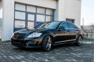 Lumini de zi dedicate LED DRL compatibil cu Mercedes W221 S-Class 2010-2013 Partea Stanga - Img 3