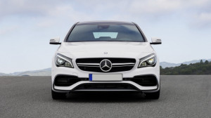 Ornamente bara fata flapsuri compatibil cu Mercedes CLA W117 C117 X117 2016-2018 CLA45 Desing Negru Lucios - Img 7