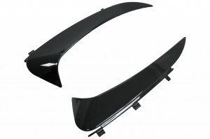 Ornamente Bara Spate Flapsuri Negru Lucios compatibil cu Mercedes C Class C205 A205 2015-2019 - Img 2