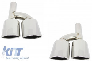 Ornamente compatibil cu sistemul de evacuare Mercedes Benz C-Class E-Class CLS SL SLK C63 E65 Design
