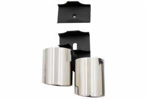 Ornamente Evacuare compatibil cu Audi A4 B8 B9 2009-> S4 Quad Design - Img 4
