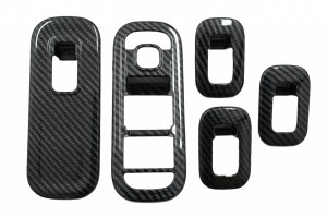 Ornamente interior Butoane Geamuri compatibil cu Mercedes A-Class W177 V177 2018-> Carbon LHD