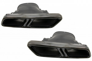 Ornamente tobe compatibil cu Mercedes E-Class W213 2016-> E63 S Design GLC SUV X253 GLC Coupe C253 2015-2017 Negru