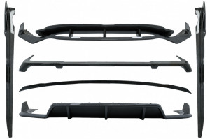 Pachet Exterior Aero compatibil cu BMW X5 G05 2018-> M-Tech Black Knight Design Carbon