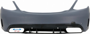 Pachet Exterior compatibil cu Mercedes C-Class W205 Sedan 2014-2020 C63 Design - Img 3