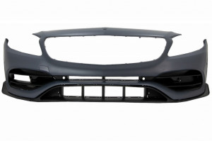 Pachet Exterior Complet compatibil cu Mercedes A-Class W176 2012-2018 Facelift A45 Design - Img 7