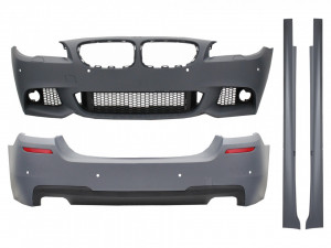 Pachet Exterior cu Difuzor Evacuare Dubla compatibil cu BMW F10 Seria 5 2011-2014 M-Technik Design