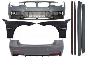 Pachet Exterior M-Performance compatibil cu BMW F30 2011-> cu Aripi Laterale