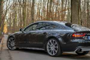 Praguri Laterale compatibil cu AUDI A7 4G (2011-2014) RS7 Design - Img 4