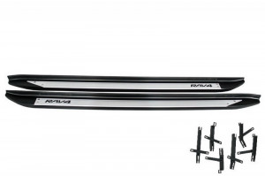 Praguri Trepte laterale compatibil cu TOYOTA RAV4 2009-2012 OEM Design - Img 2