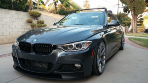 Prelungire Bara Fata compatibil cu BMW Seria 3 F30 F31 (2011-) M-Performance Design - Img 6