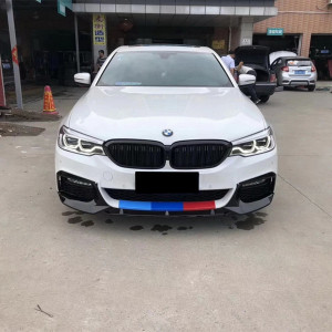 Prelungire Bara Fata compatibil cu BMW Seria 5 G30 G31 2017-> M5 Design Negru Lucios - Img 8