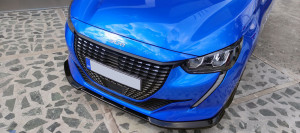Prelungire Bara Fata compatibil cu Peugeot 208 Mk2 2020-> Negru Lucios - Img 3