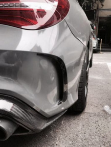 Prelungiri Extensii Bara Spate compatibil cu MERCEDES CLA W117 C117 X117 2013-2018 CLA45 Design Carbon Film Coating - Img 7