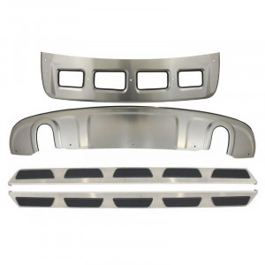 Prelungiri Protectii Bara Fata / Spate si Praguri Laterale Off Road compatibil cu AUDI Q5 8R 2008-2011