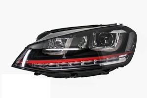 RHD Faruri 3D LED compatibil cu VW Golf 7 VII (2012-2017) R20 GTI Design Semnal Dinamic LED - Img 4