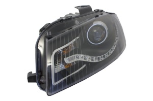 Set 2 Faruri auto cu DRL compatibil cu Audi A3 8P 2003-2008 DAYLIGHT Negru - Img 2