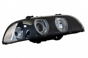 Set faruri Angel Eyes compatibil cu BMW Seria 5 E39 1996-2003 Facelift Design - Img 3