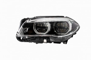 Set faruri Full LED Angel Eyes compatibil cu BMW Seria 5 F10 F11 LCI 2014-2017 - Img 2