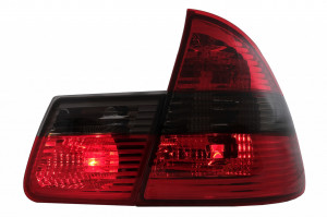 Stopuri compatibil cu BMW Seria 3 E46 Touring 1999-2005 Rosu Fumuriu - Img 2
