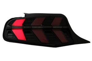 Stopuri Full LED compatibil cu Ford Mustang V Pre-Facelift (2010-2012) Fumuriu 7 moduri Dinamic - Img 3
