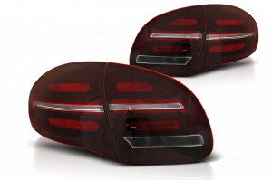 Stopuri FULL LED compatibil cu Porsche Cayenne 958 E2 92A Prefacelift 2010-2014 Rosu cu Semnal Dinamic