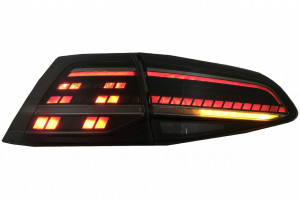 Stopuri Full LED compatibil cu VW Golf 7 7.5 VII 2012-2020, Facelift G7.5 Look Fumurii - Img 4