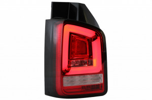 Stopuri Full LED Rosu Clar compatibile cu VW Transporter T5 2003-2009 Semnal Dinamic - Img 2