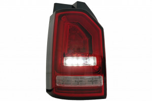 Stopuri Full LED Rosu Clar compatibile cu VW Transporter T6 2015-2020 Semnal Dinamic - Img 4