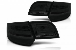 Stopuri LED compatibil cu Audi A3 8P Sportback 2004-2008 Fumuriu
