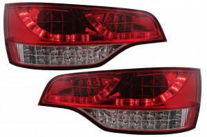 Stopuri LED compatibil cu AUDI Q7 4L 2006-2009 Rosu Clar