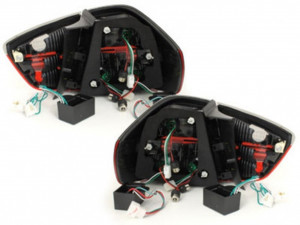Stopuri LED compatibil cu BMW E90 3 Series 2005-2008 Rosu Fumuriu - Img 4