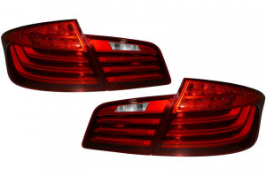 Stopuri LED compatibil cu BMW Seria 5 F10 2011-2017 Rosu Clar LCI Design