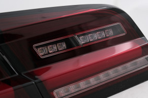 Stopuri LED compatibil cu BMW Seria 5 F10 2011-2017 Rosu Fumuriu cu Semnal Dinamic Secvential - Img 4