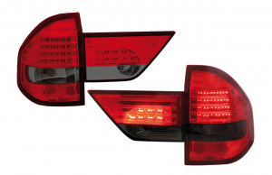 Stopuri LED compatibil cu BMW X3 E83 2004-2006 Rosu Fumuriu