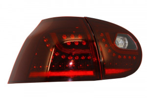 Stopuri LED compatibil cu VW Golf V 5 2004-2009 Rosu Inchis - Img 3