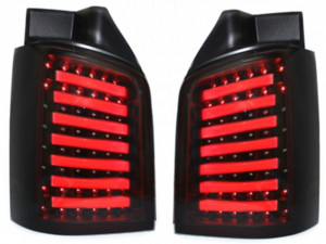 Stopuri LED compatibil cu VW T5 2003-2009 Negru Fumuriu