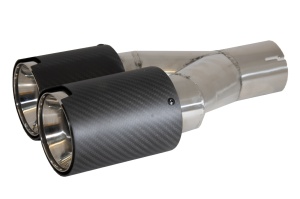 Toba Ornament Sistem de evacuare Carbon Fiber Finisaj Mat 6cm/2.36inch - Img 4