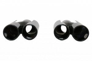 Tobe Ornamente compatibil cu sistemul de evacuare BMW BMW E60 E90 E92 E93 F10 F30 M3 M5 M6 ACS Look Negru Lucios - Img 2