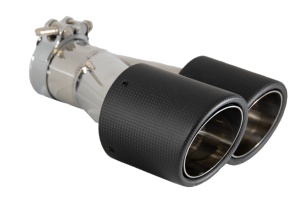 Tobe Ornamente Sistem de evacuare Carbon Fiber Finisaj Mat 6cm/2.36inch - Img 2