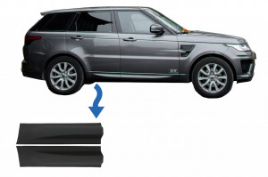 Bandouri Usi Spate compatibil cu Land Rover Range Rover Sport L494 2013-> Negru